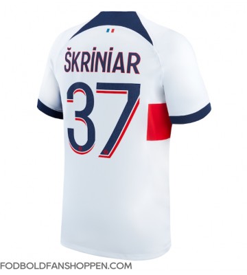 Paris Saint-Germain Milan Skriniar #37 Udebanetrøje 2023-24 Kortærmet